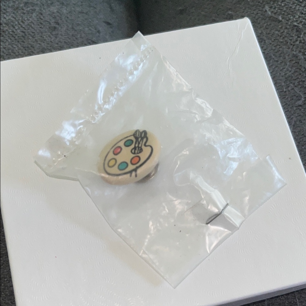 Vintage Artist Palette Enamel Pin - Multicolor